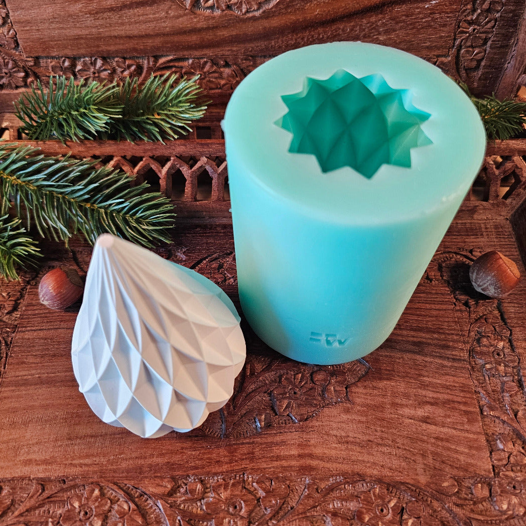 Silikonform: Dekofigur Weihnachtsbaum "Raute"