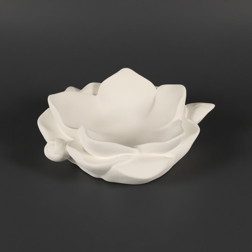 Silikonform: Schale "Offene Rosenblüte"