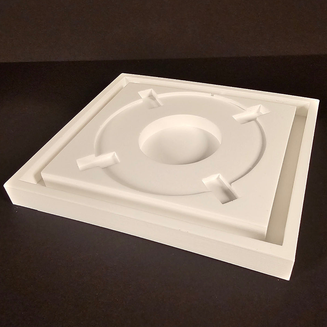 Silikonform: Sockel für Lithophanie neutral