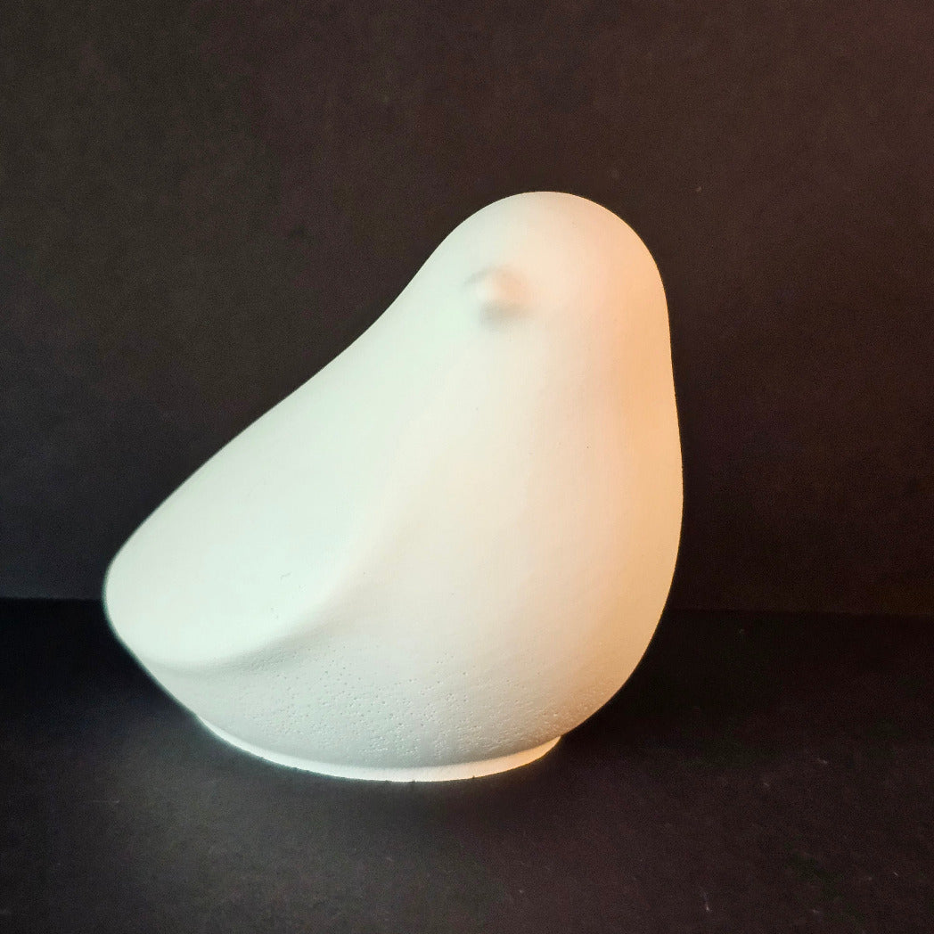 Silikonform: Puristischer Vogel
