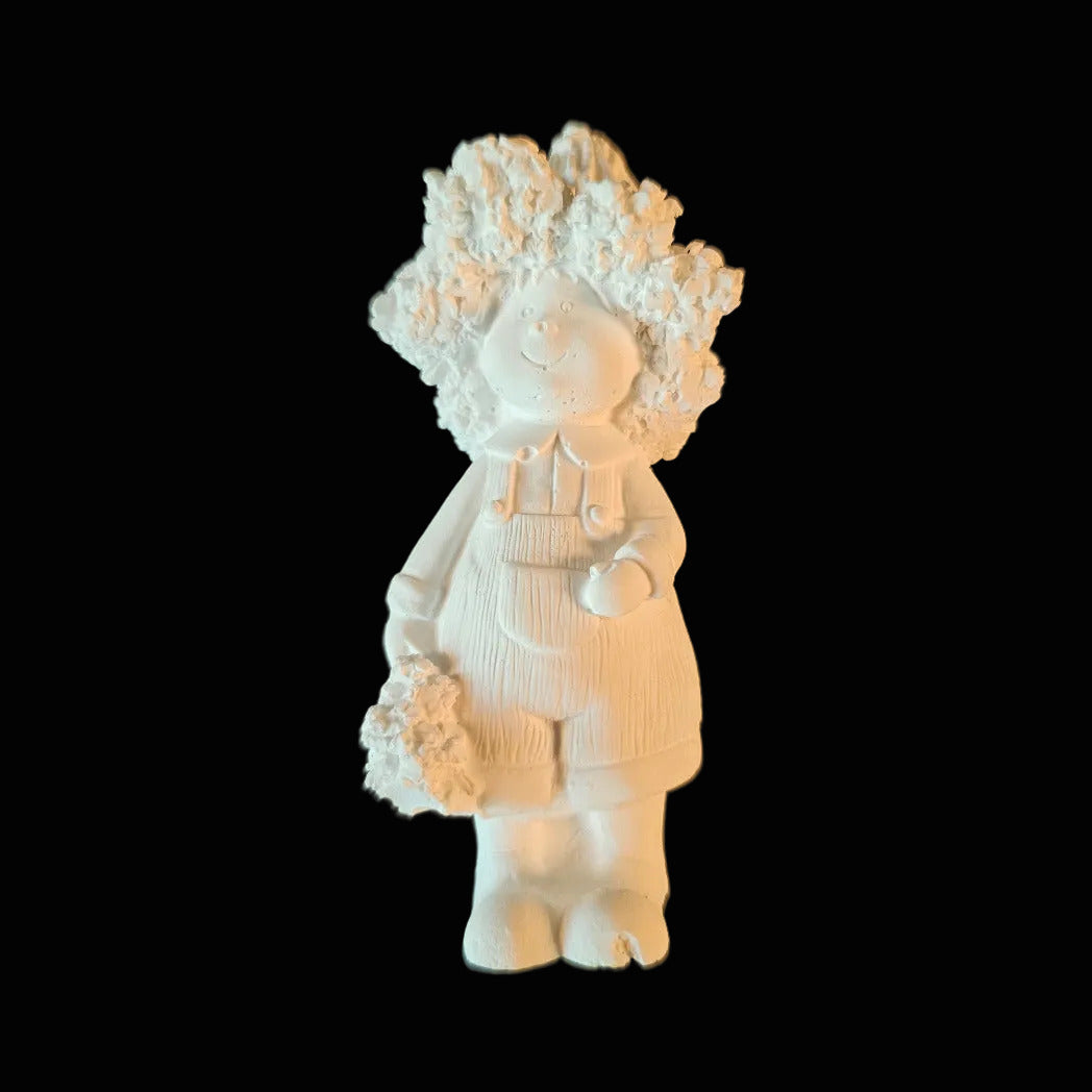 Silikonform: Blumenkinder (Mädchen und Junge)