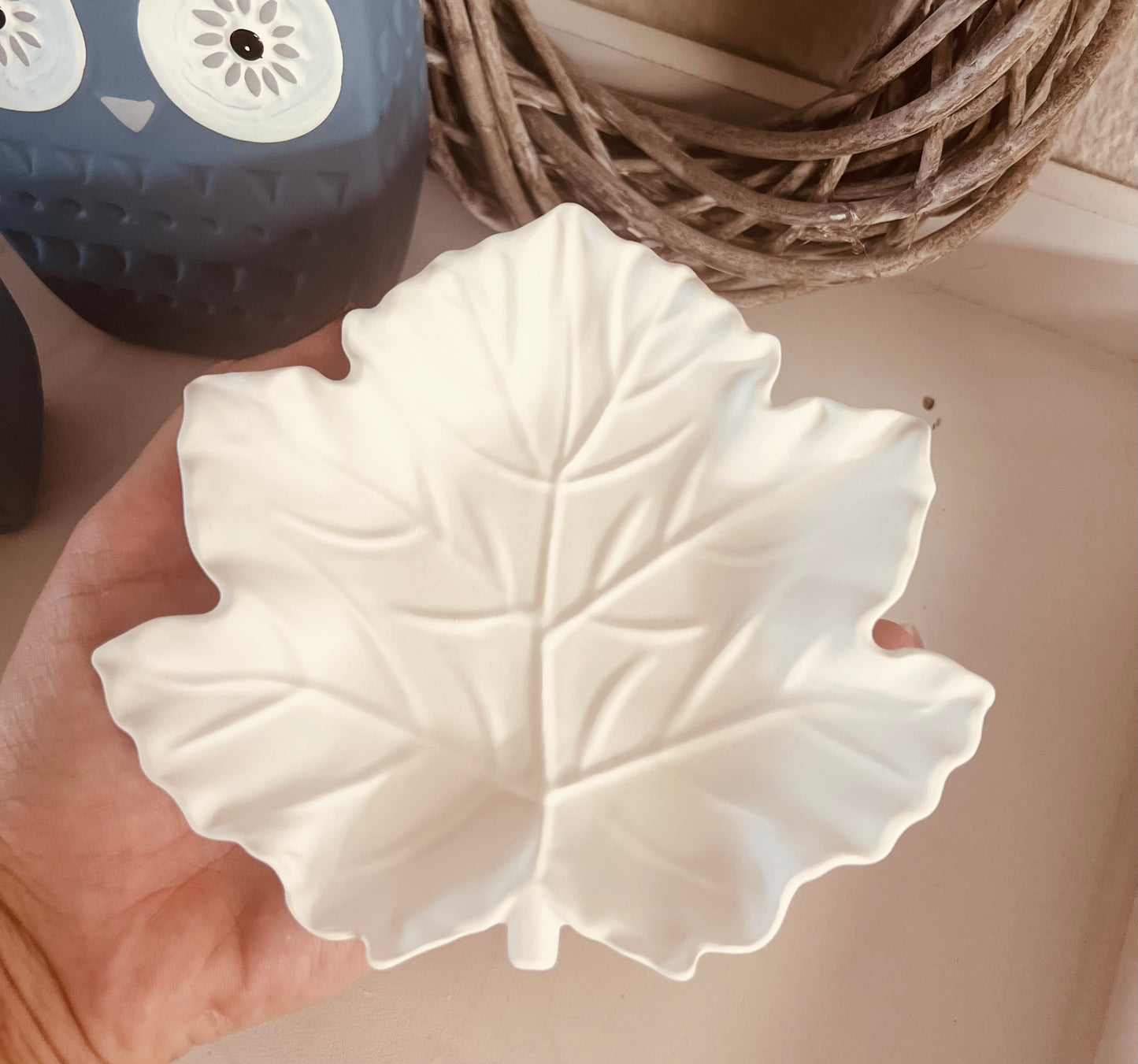 Silikonform: Schale "Ahorn-Blatt"