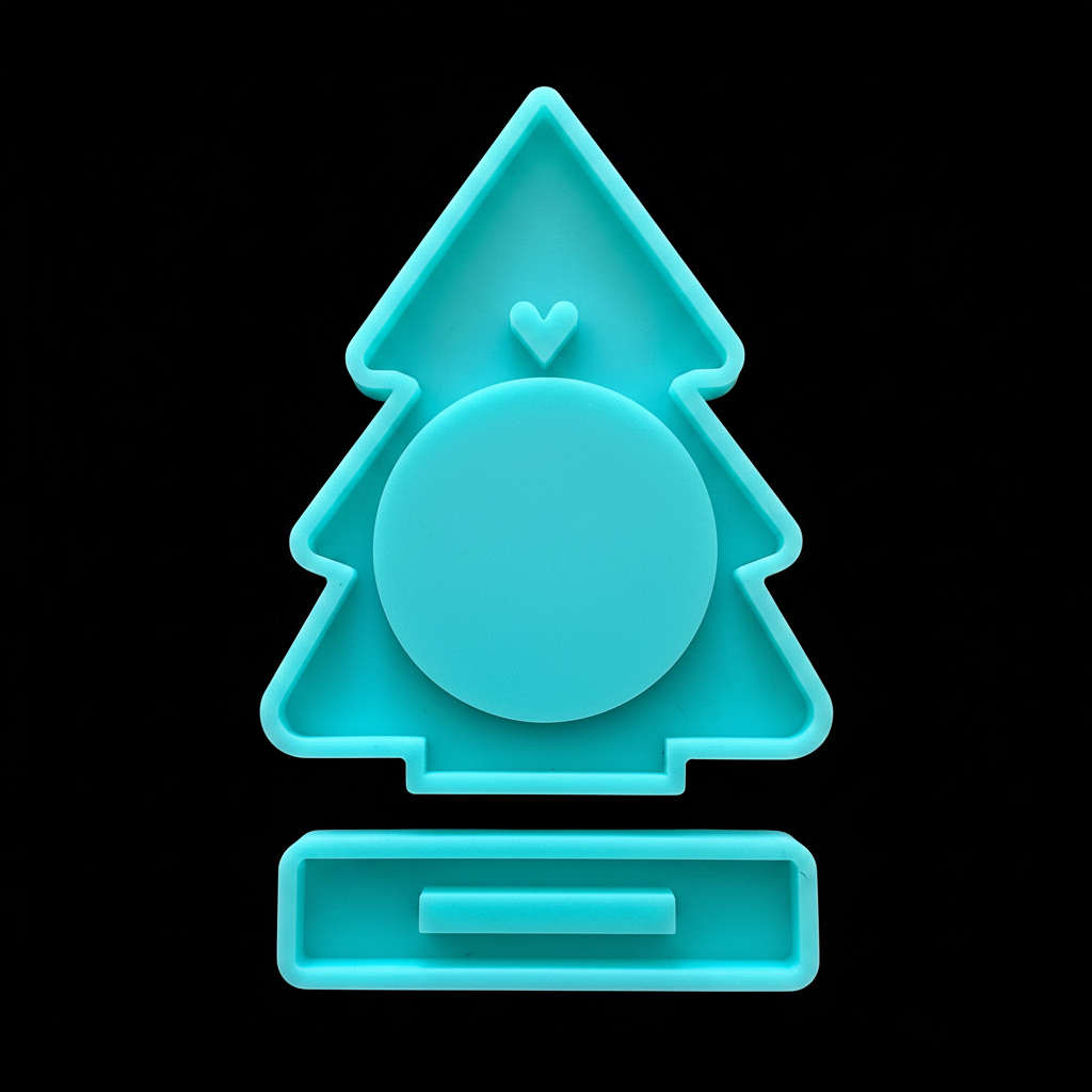 Silikonform: Tannenbaum für Dekoration