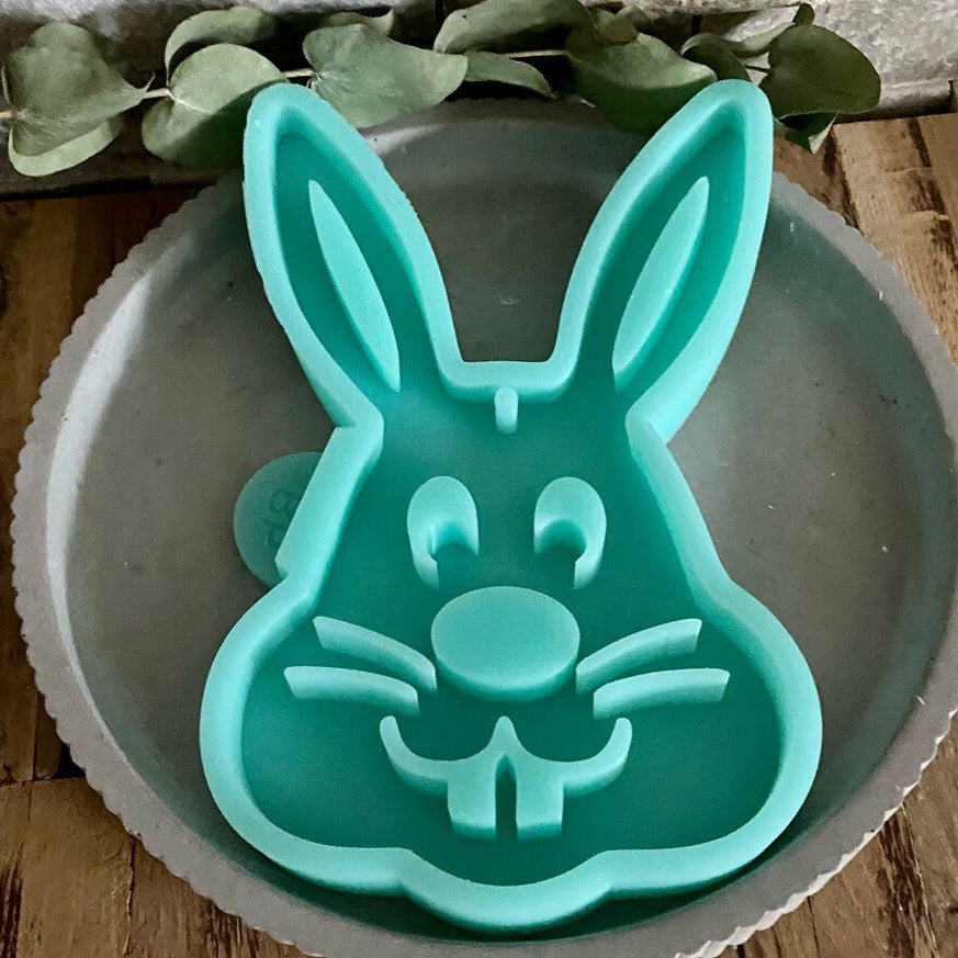 Silikonform: Hase für Schokobonbons