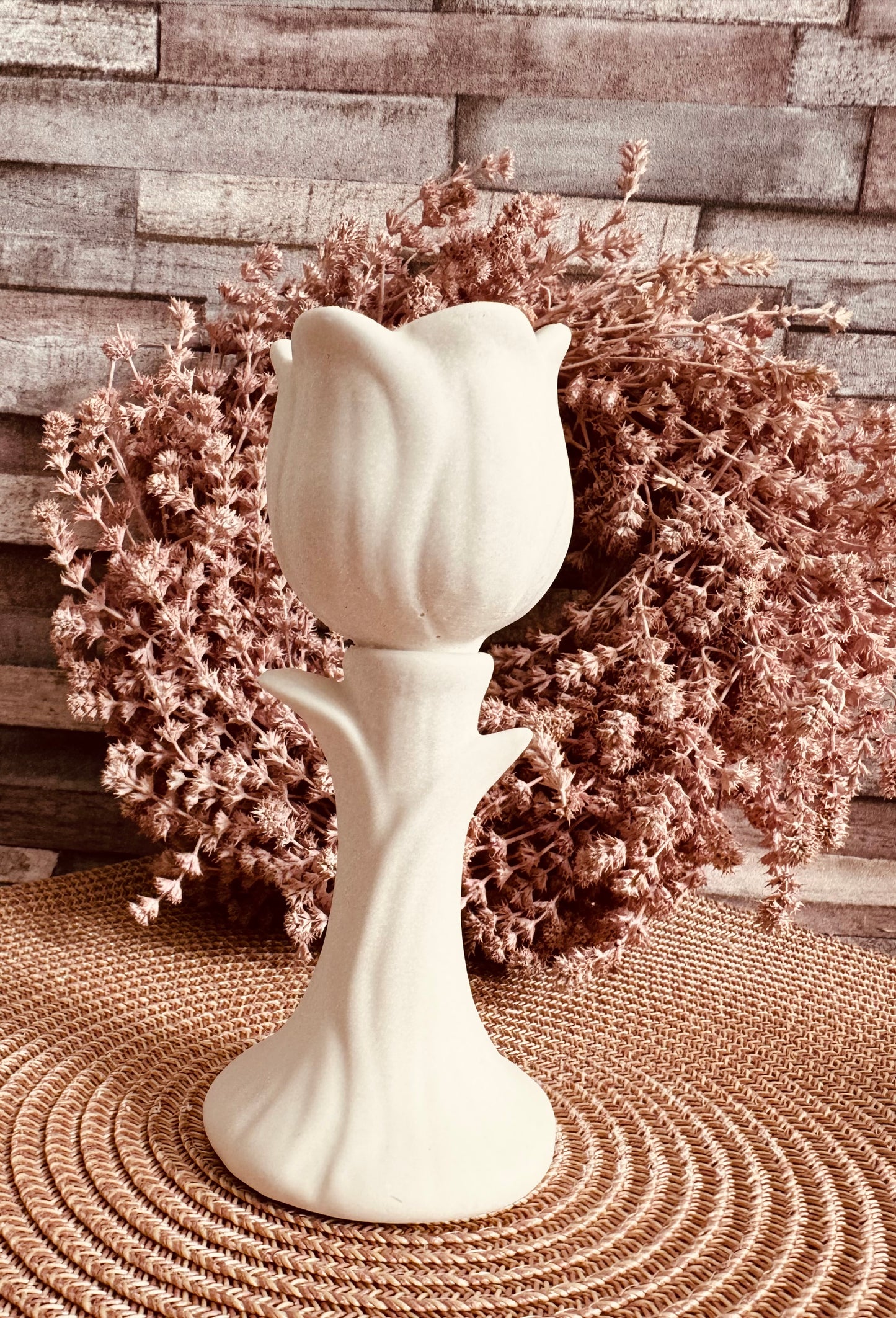 Silikonform Stabkerzenhalter Rose