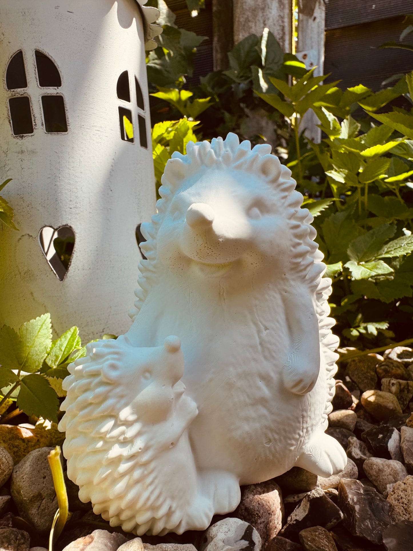 Silikonform Igel Mama mit Kind