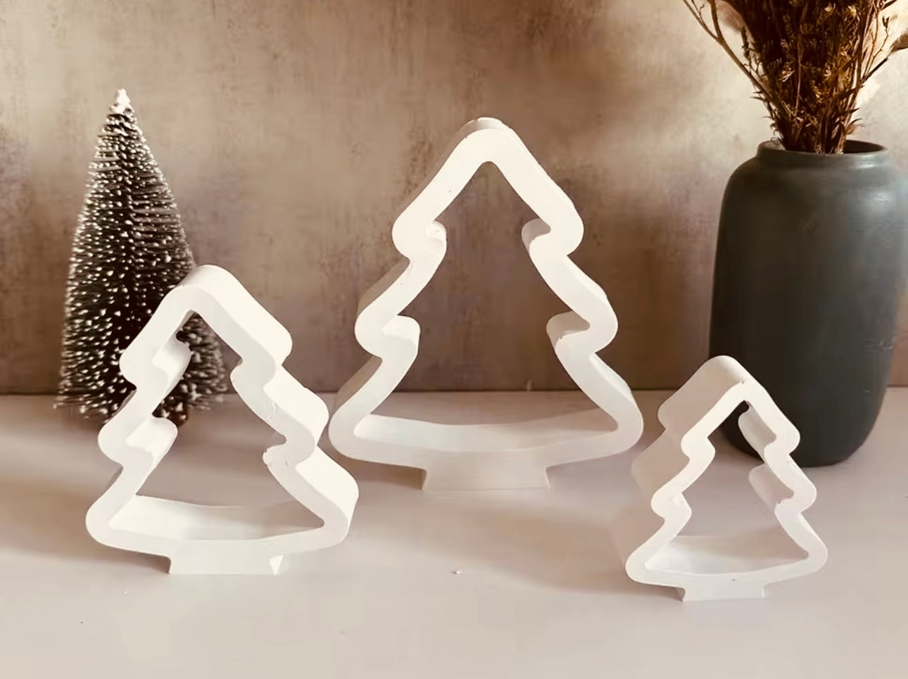 Silikonform Tannenbaum in drei Größen oder als Set