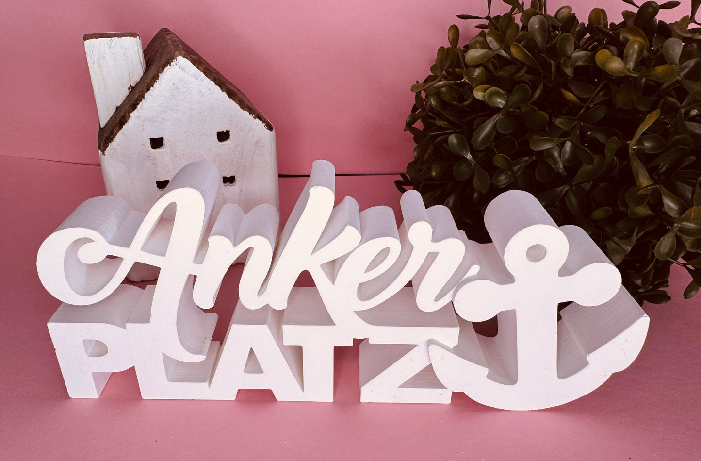 Silikonform: Schriftzug "Ankerplatz" (Handmade)
