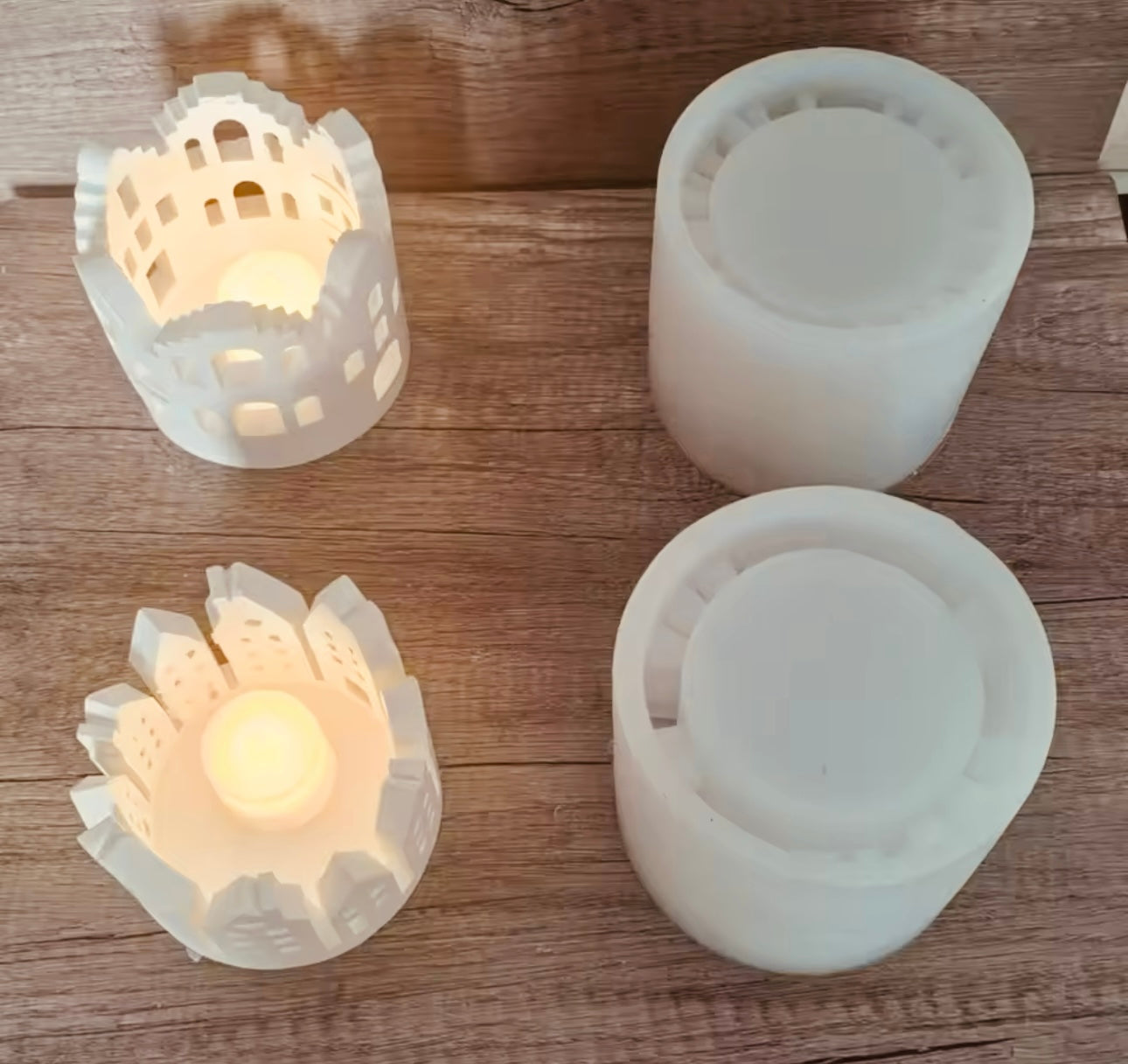 Silikonform Lichthaus in 2 Ausführungen