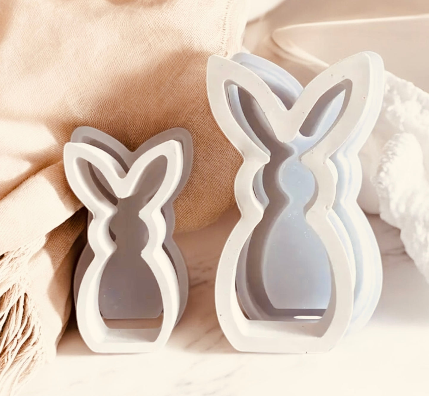 Silikonform Hase in zwei Größen