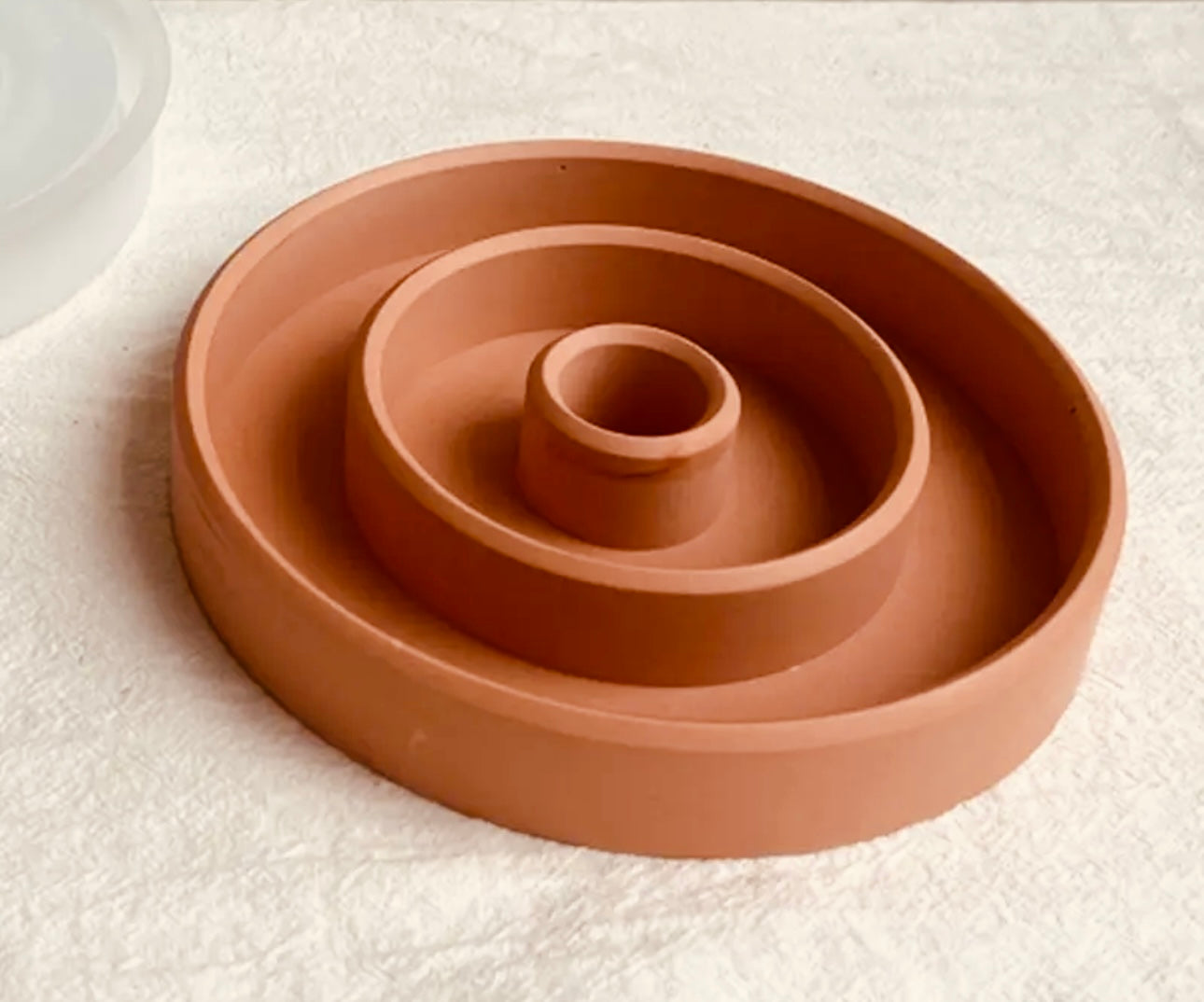 Silikonform Teller Kerzenhalter
