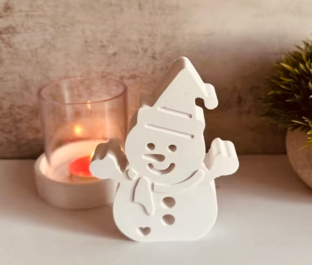 Silikonform Schneemann