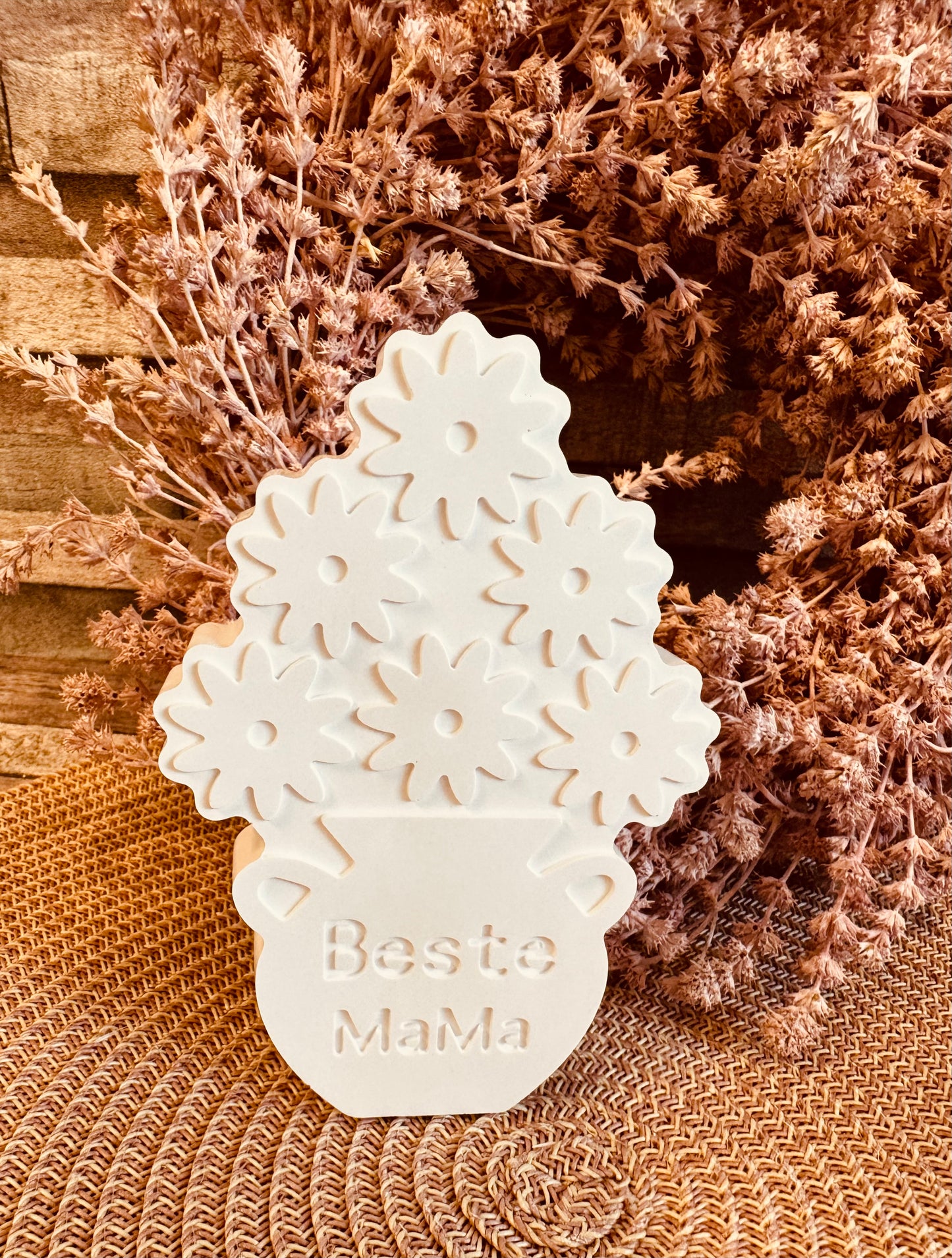 Silikonform Beste Mama Blumenstrauß