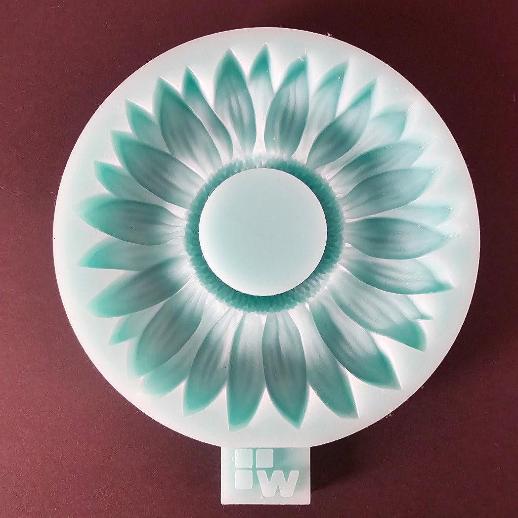 Silikonform: Teelichthalter "Sonnenblume"