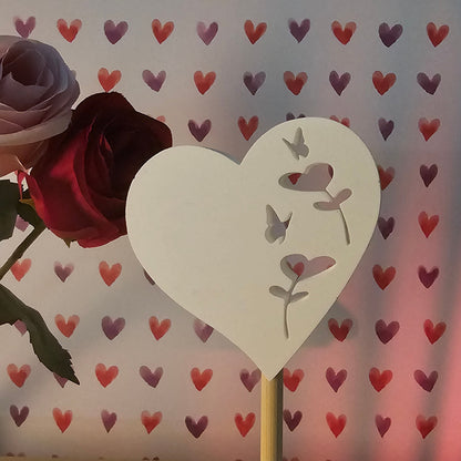 Silikonform: Stecker "Frühlingsherz"