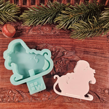 Silikonform: Stecker "Santa Claus"