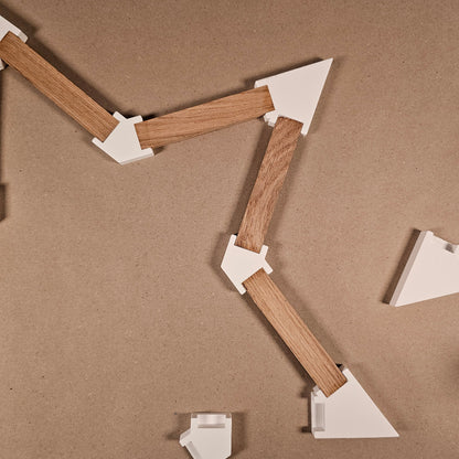 Silikonform: Verbinder für Stern