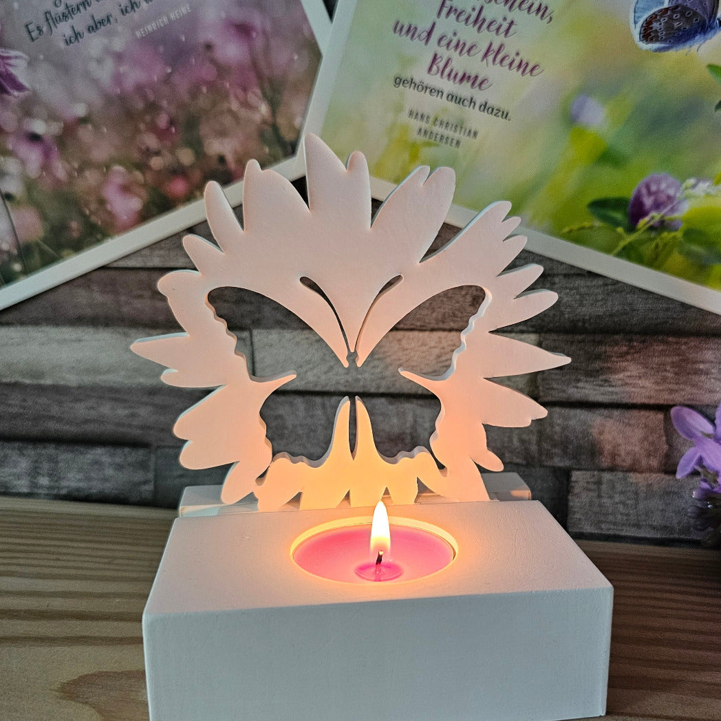 Silikonform: Einschieber "Schmetterling in Blüte"