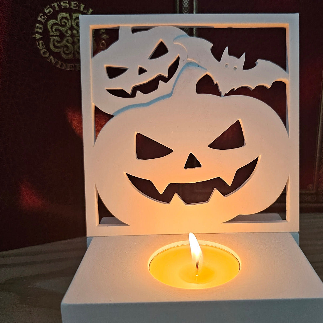 Silikonform: Laternen-Rahmen "Halloween-Kürbis"