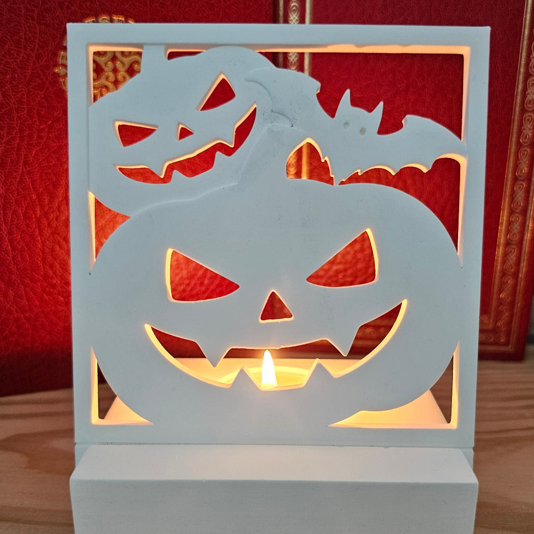 Silikonform: Laternen-Rahmen "Halloween-Kürbis"