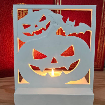 Silikonform: Laternen-Rahmen "Halloween-Kürbis"