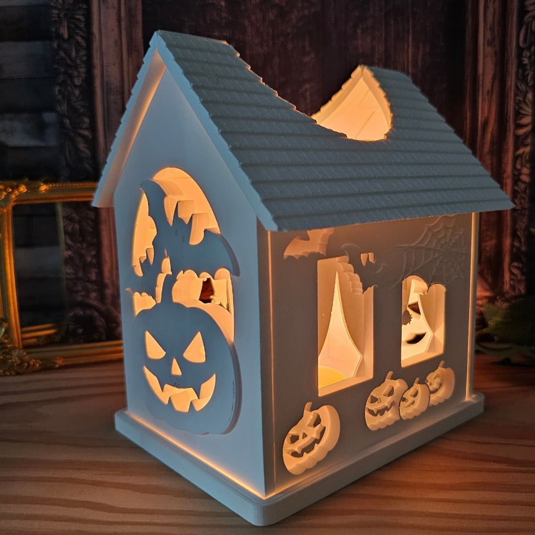 Silikonform: Lichthaus "Halloween"