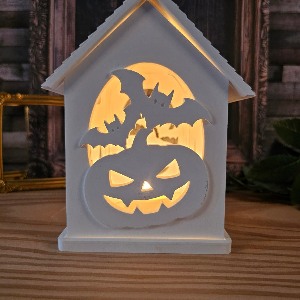 Silikonform: Lichthaus "Halloween"
