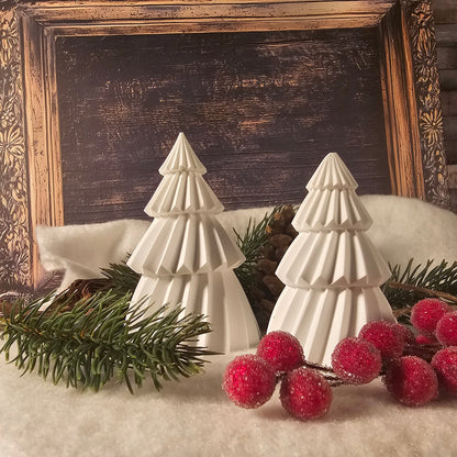 Silikonform: Tannenbaum, gedreht