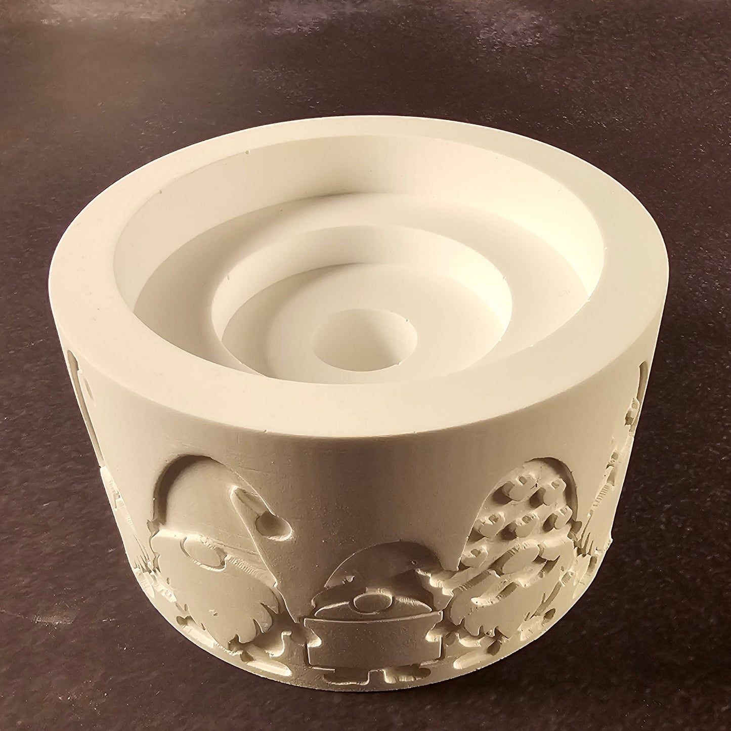 Silikonform: Windlichtsockel "Weihnachtswichtel"