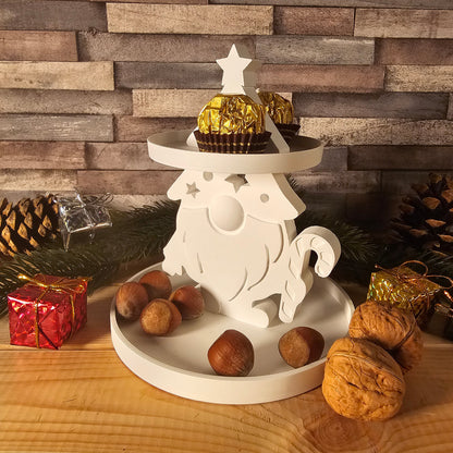 Silikonform: Etagere "Weihnachtswichtel"