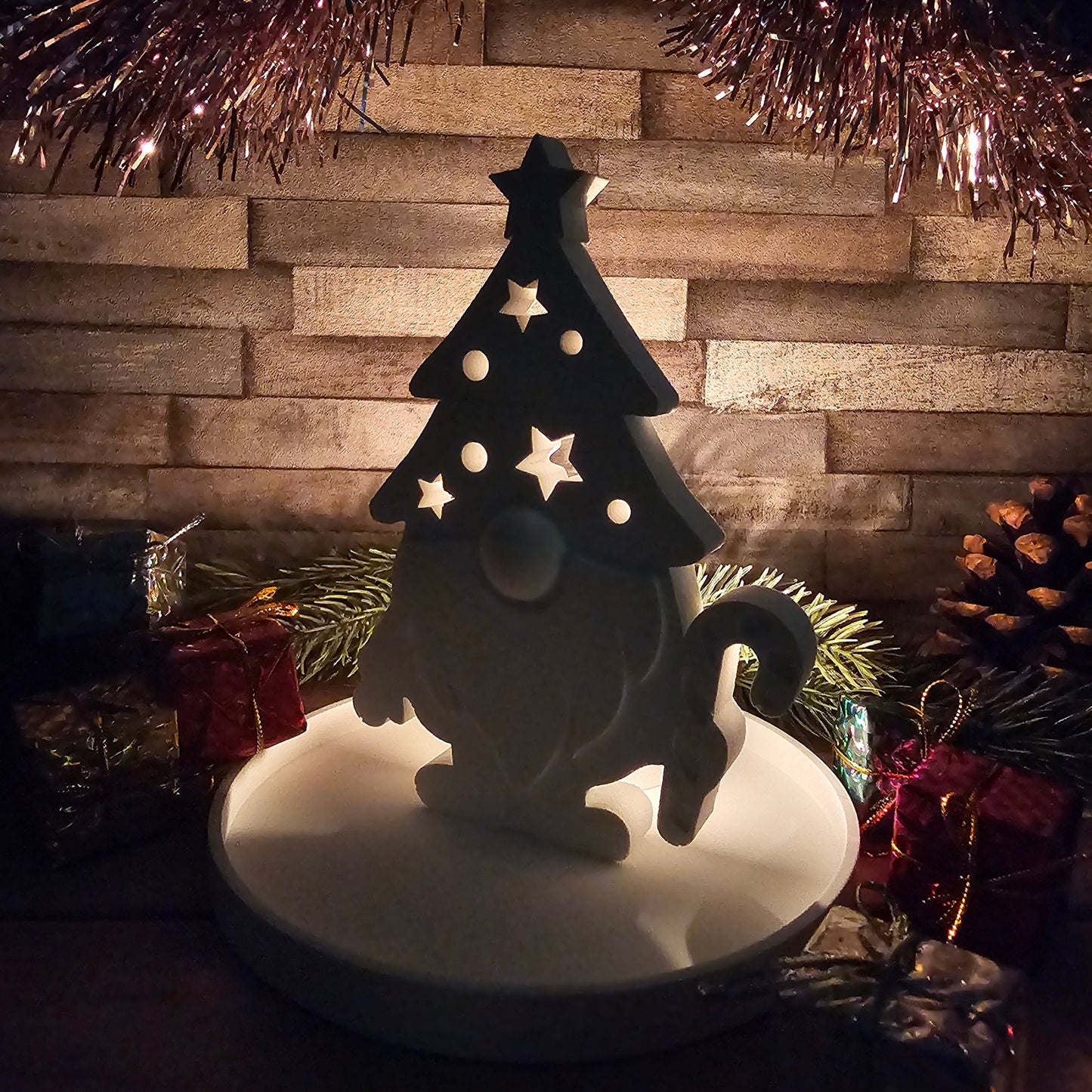 Silikonform: Etagere "Weihnachtswichtel"