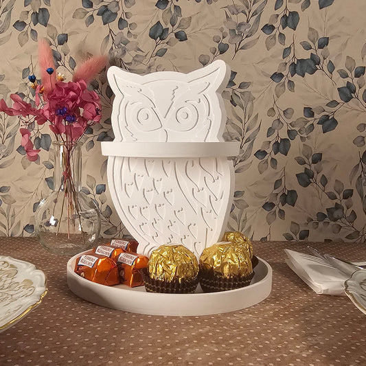 Silikonform: Etagere "Eule"