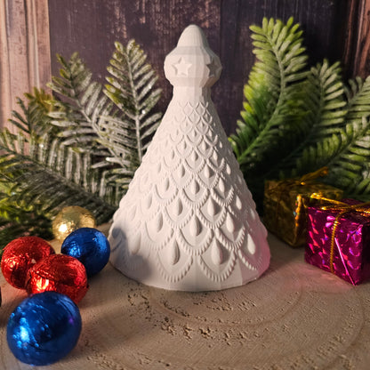 Silikonform: Weihnachtsbaum "Modern Art Déco"