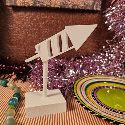 Silikonform: Stecker "Rakete"