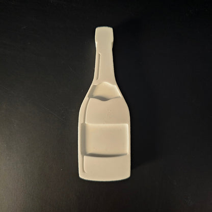 Silikonform: Stecker "Champagnerflasche"