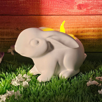 Silikonform: Teelichthalter "Sitzender Hase"