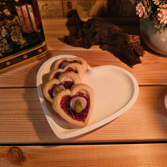 Silikonform: Schale "Großes Herz"