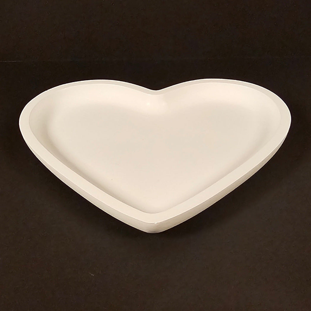 Silikonform: Schale "Großes Herz"