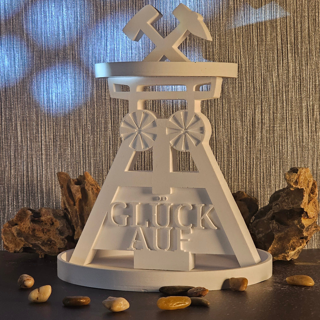 Silikonform: Etagere "Glück auf"