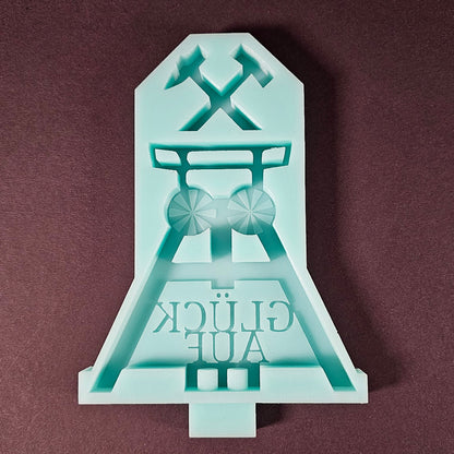 Silikonform: Etagere "Glück auf"