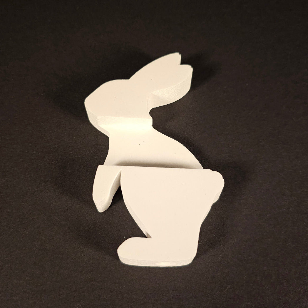 Silikonform: Stecker "Osterhase" für Klötzchen
