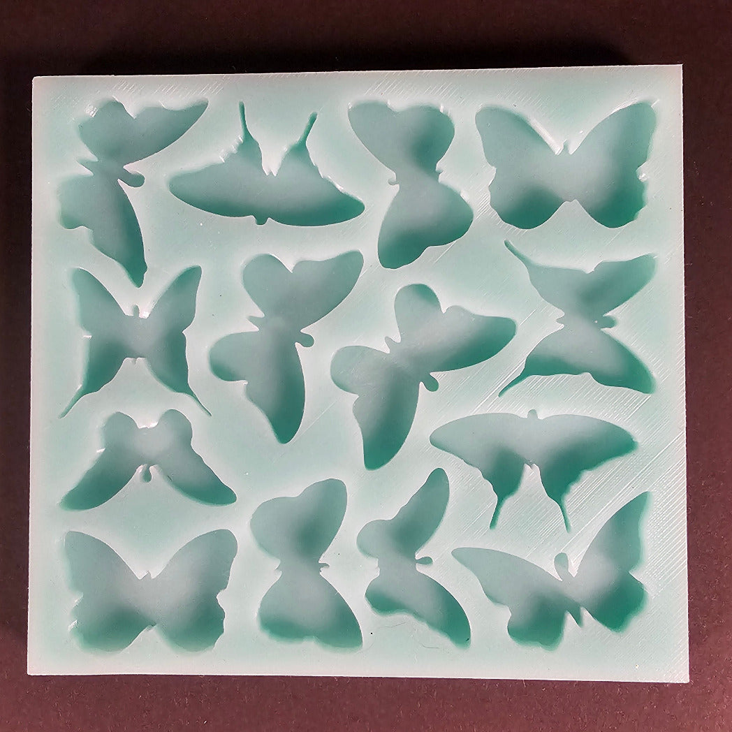 Silikonform: Streudekor "Schmetterlinge"