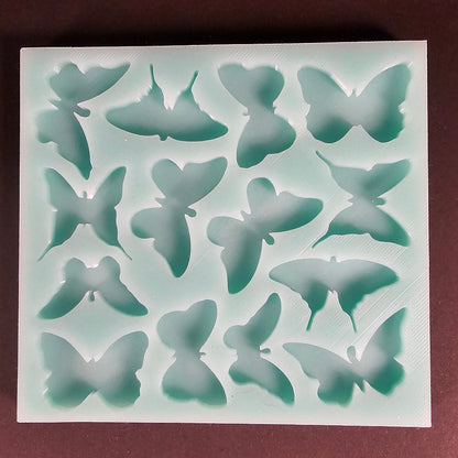 Silikonform: Streudekor "Schmetterlinge"
