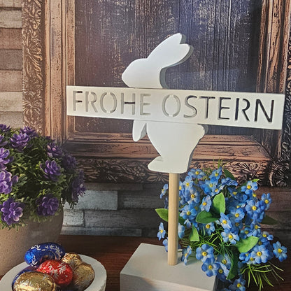 Silikonform: Stecker "Osterhase" für Klötzchen