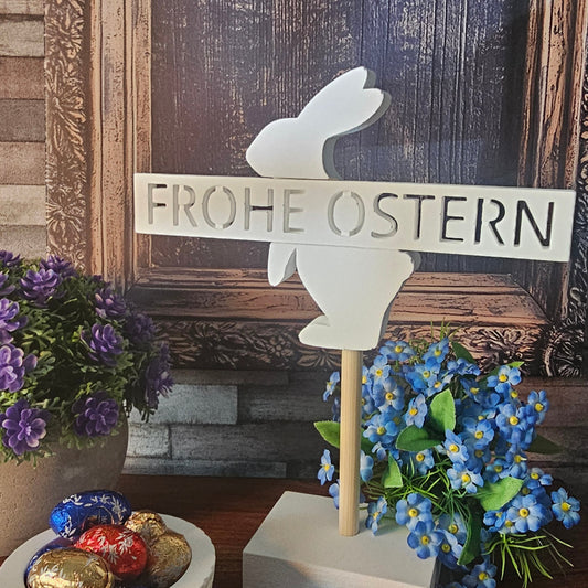 Silikonform: Stecker "Osterhase" für Klötzchen