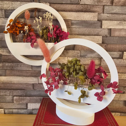 Silikonform: Kranz/Loop für Trockenblumen "blanko"