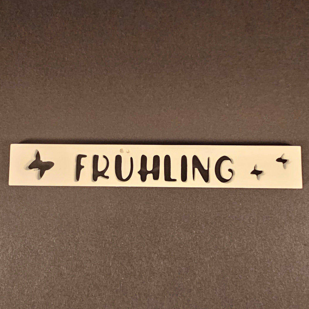 Silikonform: Klötzchen "Frühling"