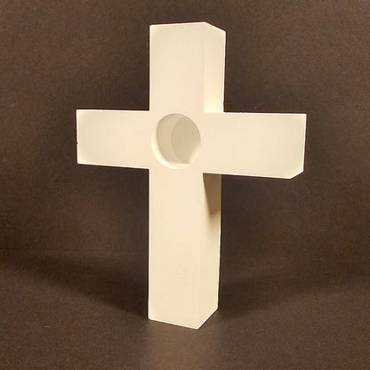 Silikonform: Stabkerzenhalter "Kreuz"