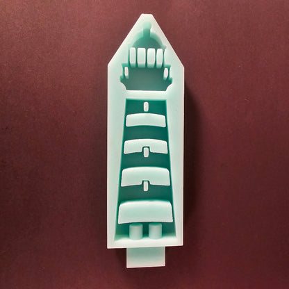 Silikonform: Etagere "Leuchtturm"