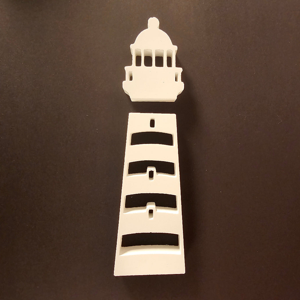 Silikonform: Etagere "Leuchtturm"